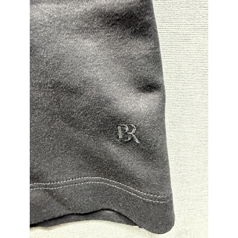 Banana Republic Men's Cotton Luxe Touch Polo Shirt, Black, Large